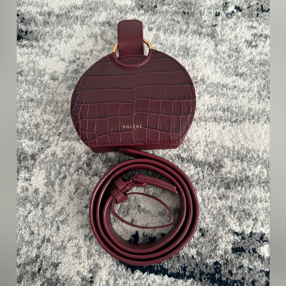 Polene Numéro six ceinture leather belt bag (discontinued)